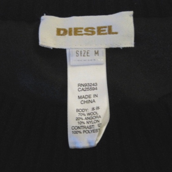 Diesel  Wool /Angora Blend Knit Sweater - Picture 8 of 10